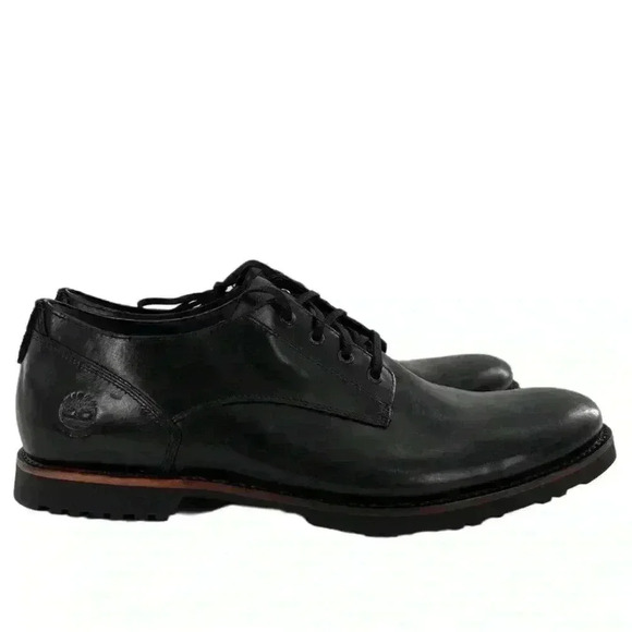 Timberland mens kendrick oxfords size 11.5 46.5 black leather waterproof - Picture 1 of 11